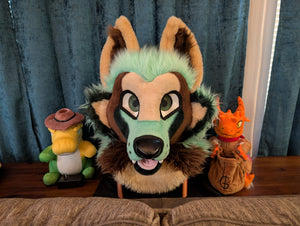 Dragon's Breath - Customizable Fursuit Head and Hand-Paw Drying Station (v1.1)